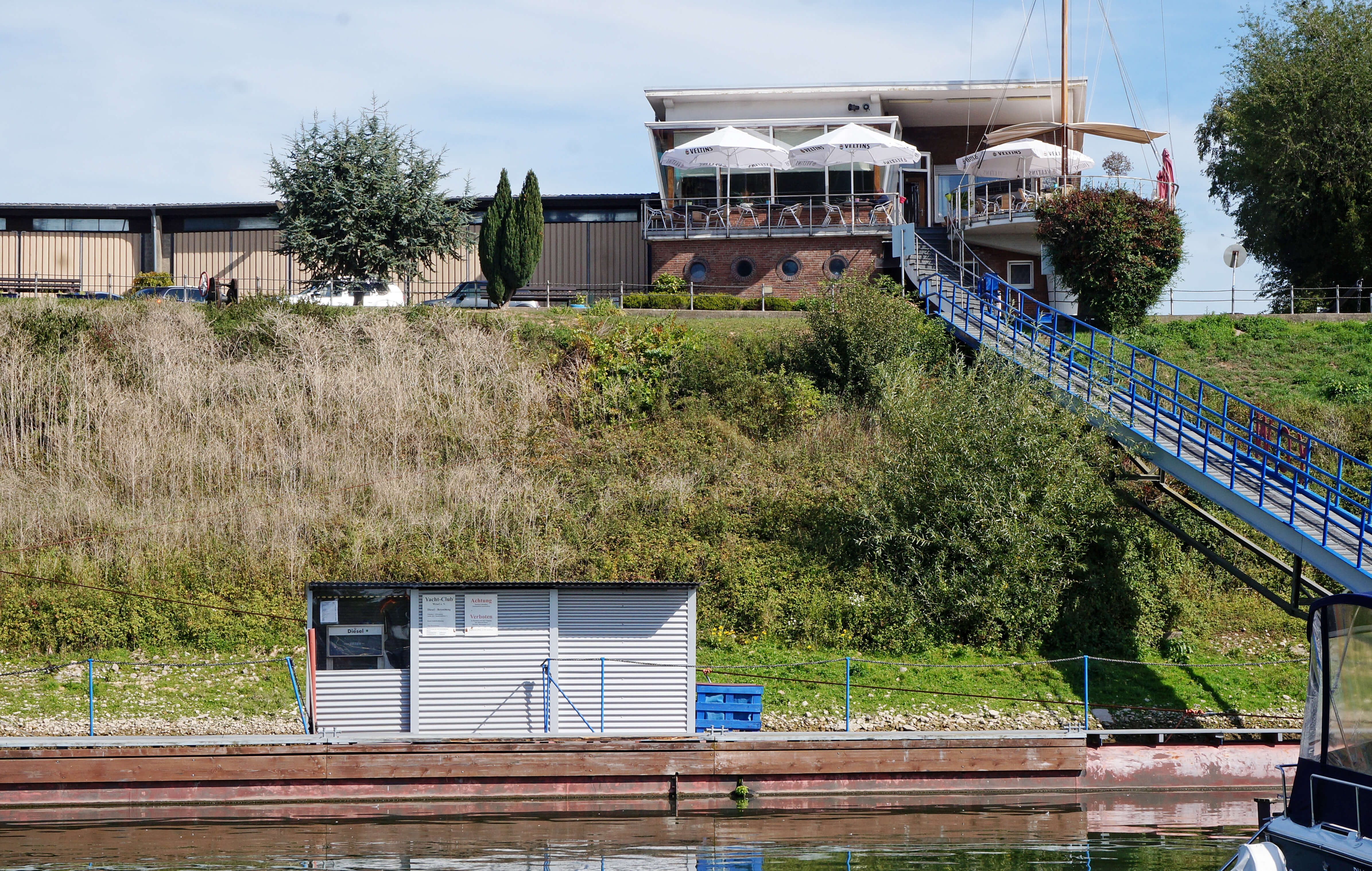 Tankstelle des Yacht-Club Wesel