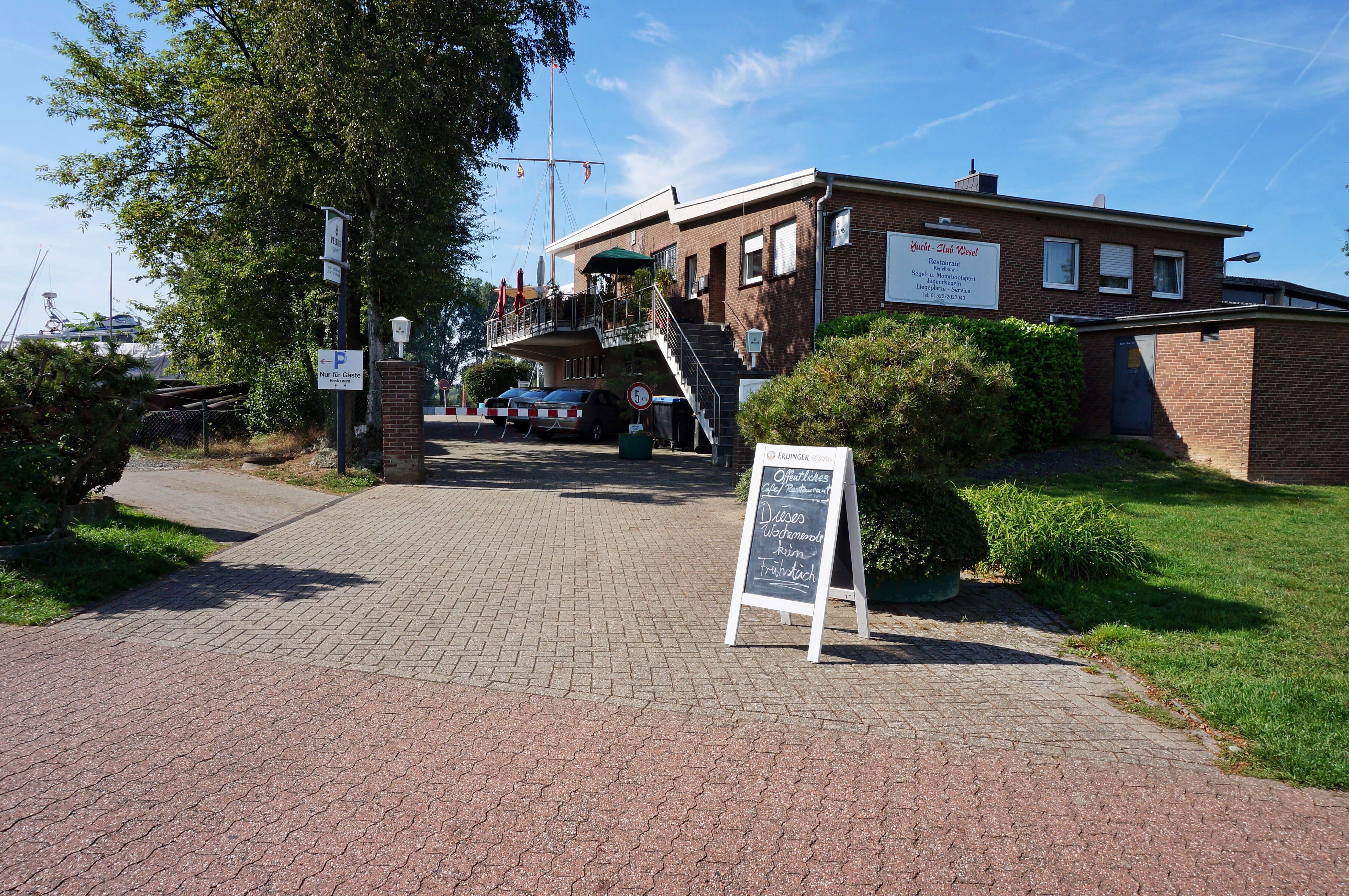 Clubhaus des Yacht-Club Wesel